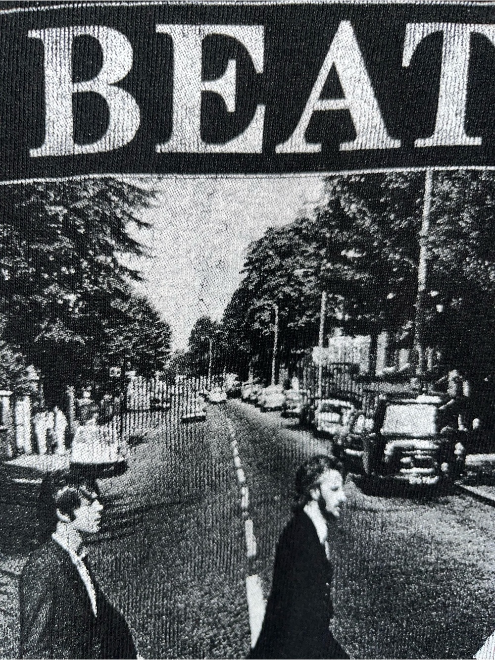 Hot Topic Black Beatles Abbey Road Graphic Tee - Picture 3 of 5